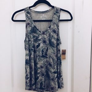 floral print tank top